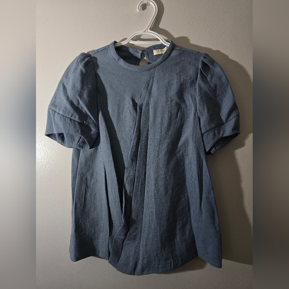 BCBGMAXAZRIA Runway Blue Top - Size M - Picture 1 of 9